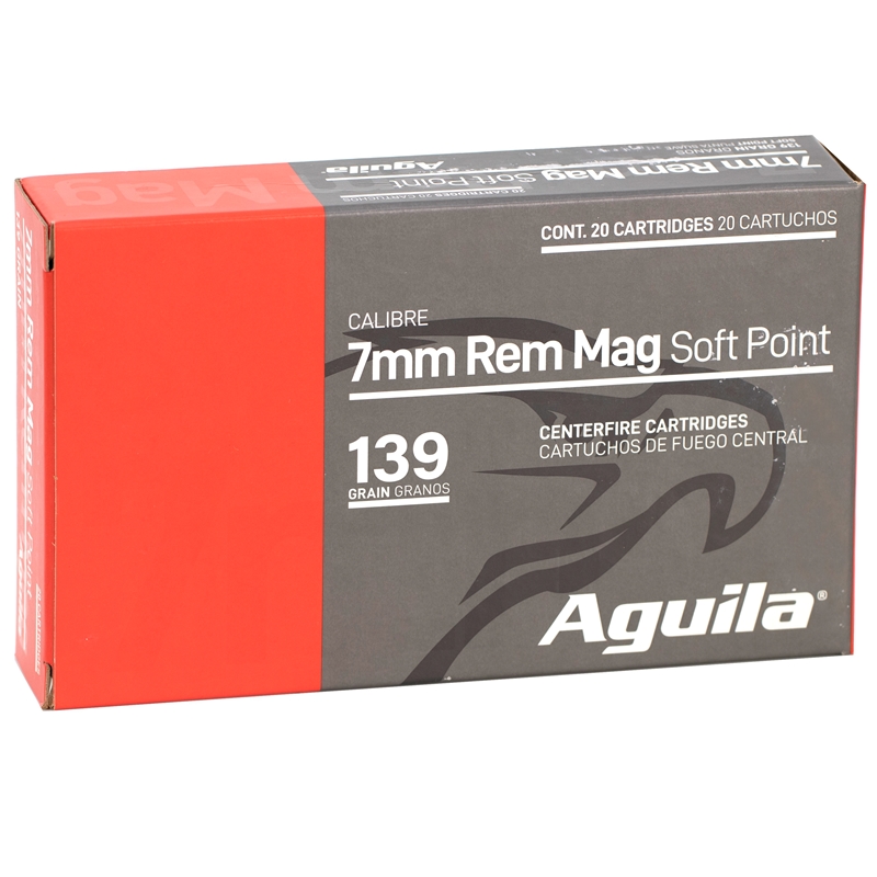 ila InterLock 7mm Remington Magnum 139 Grain Boat Tail Soft Point Box Of 20 Ammo