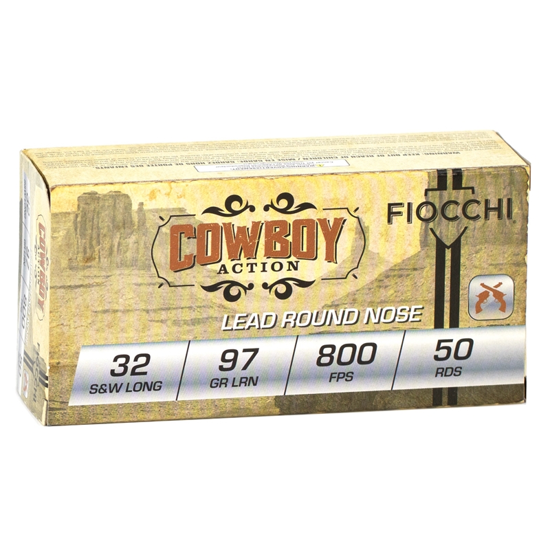 cchi Cowboy Action 32 S&W Long 97 Grains Lead Round Nose Box Of 50 Ammo