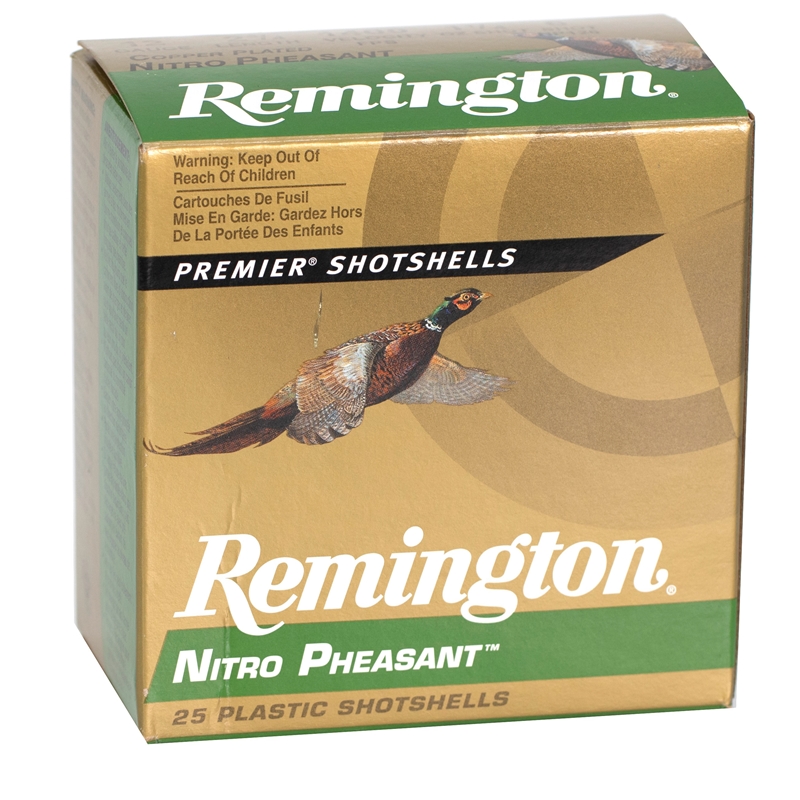 ington Premier Nitro Pheasant 12 Gauge 2 3/4 1-1/4 Oz #6 Shot Box Of 25 Ammo