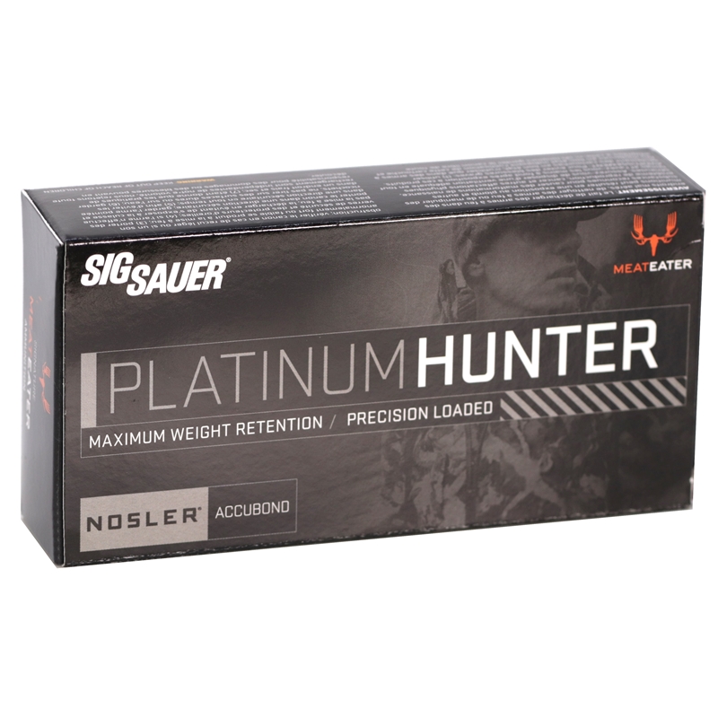  Sauer Platinum Hunter 308 Winchester 165 Grain AccuBond Box Of 20 Ammo