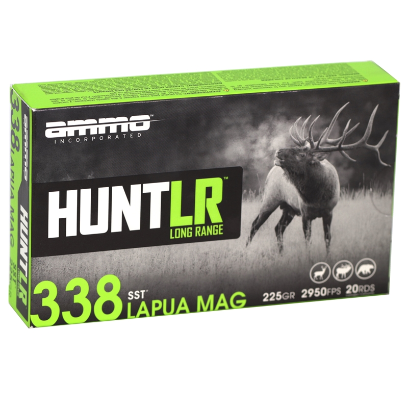 o Inc Hunt LR 338 Lapua Magnum 225 Grain SST Box Of 20 Ammo