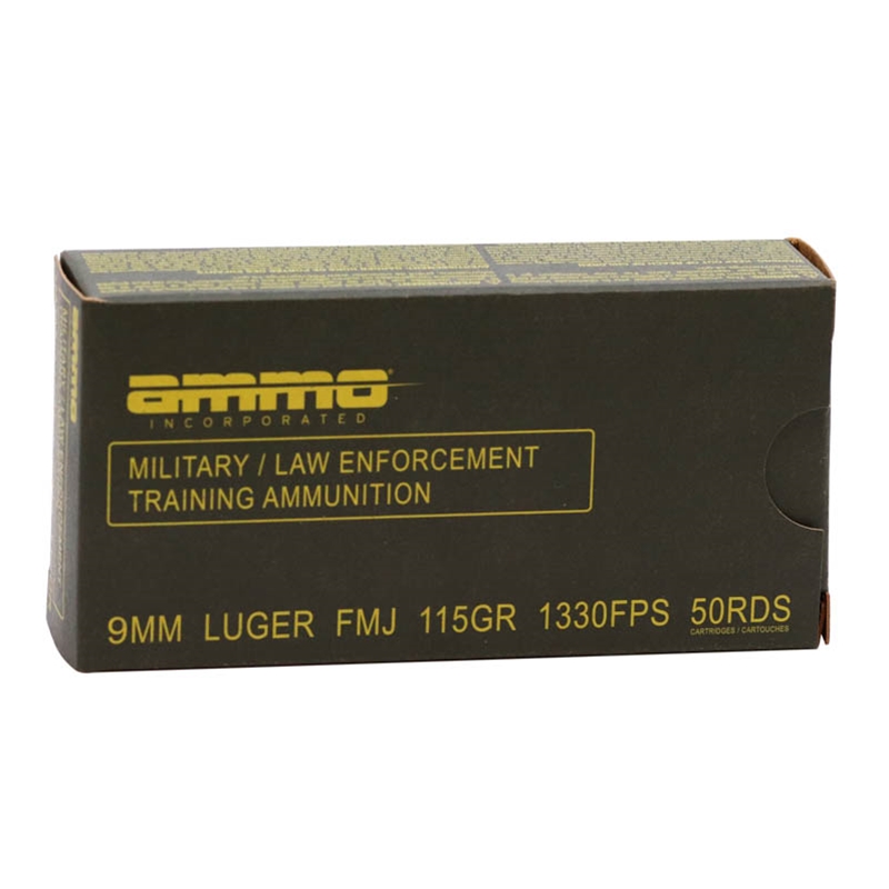 9115FMJ-MLE50 Box Of 50 Ammo