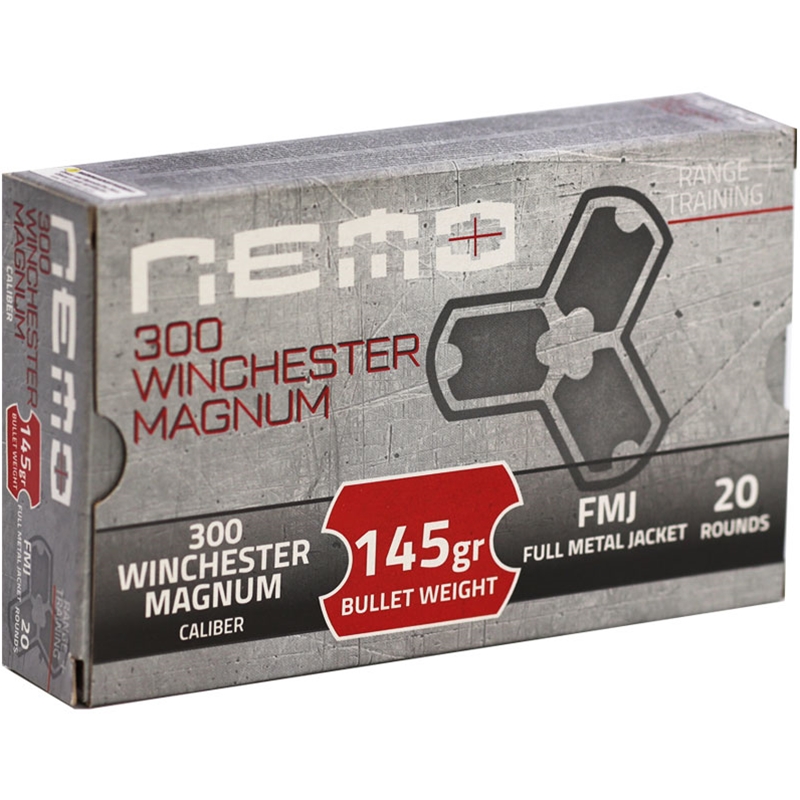 NA-RT-300W-145FMJ-PPU Box Of 20 Ammo