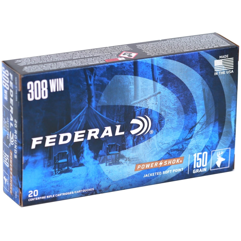 eral Power-Shok 308 Winchester 150 Grain Soft Point Box Of 20 Ammo