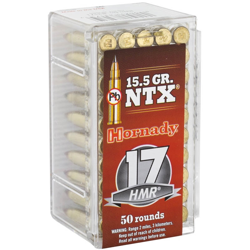 nady Varmint Express 17 HMR 15.5 Grain NTX Box Of 50 Ammo