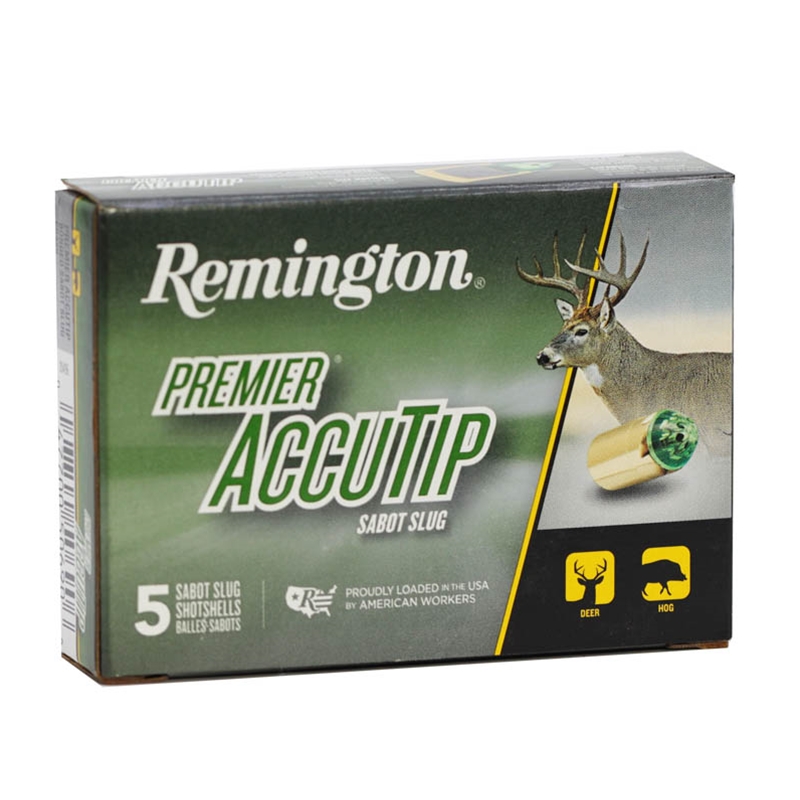 ington Premier 20 Gauge 3 260 Grain AccuTip Bonded Sabot Slug With Power Port Box Of 5 Ammo