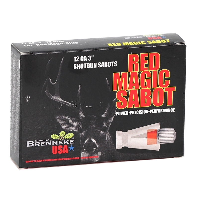 nneke USA Red Magic 12 Gauge 3 1 Oz Sabot Slug Box Of 5 Ammo