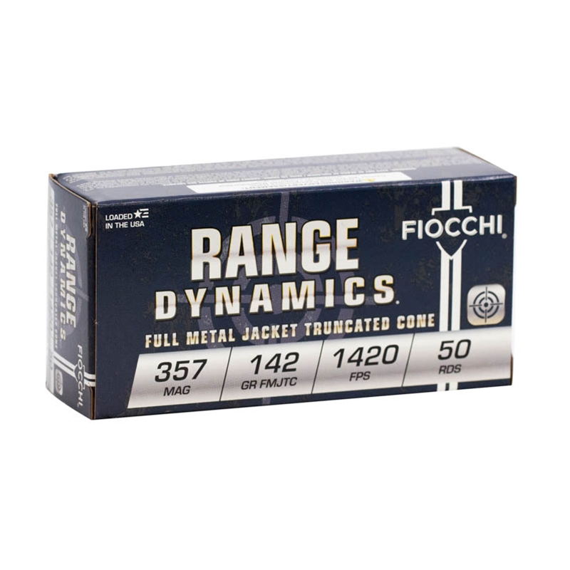 cchi Range Dynamics 357 Magnum 142 Grain Full Metal Jacket Box Of 50 Ammo