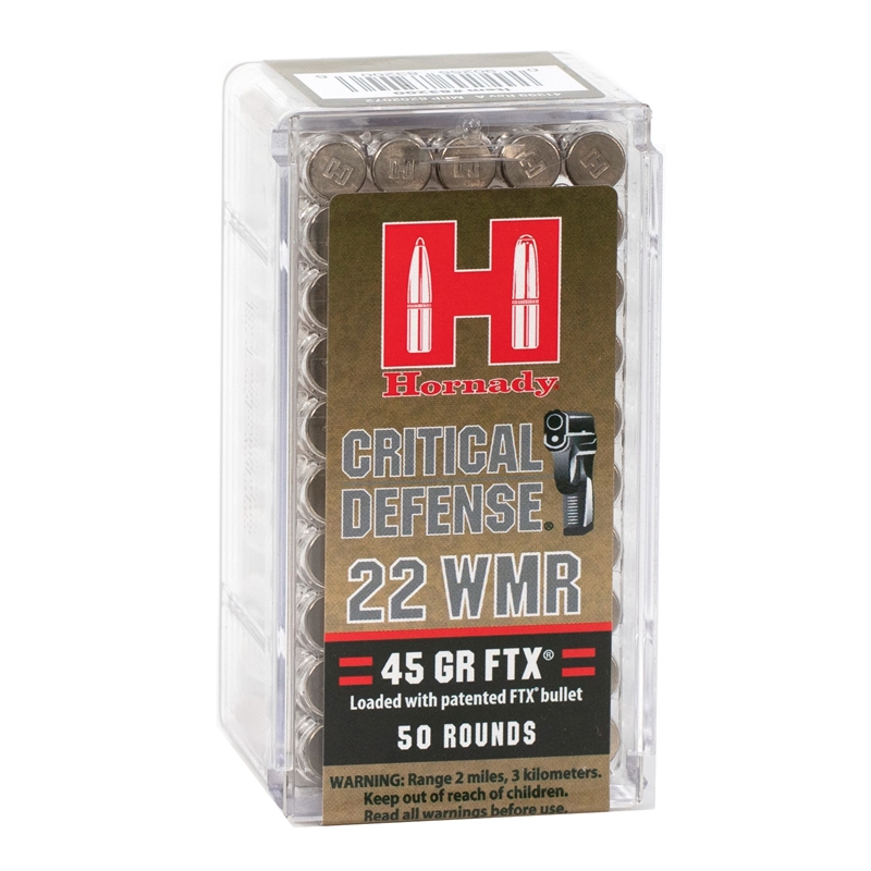 nady Critical Defense 22 Winchester Magnum Rimfire 45 Grain Flex Tip Expanding Box Of 50 Ammo