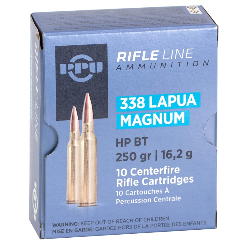 i Partizan 338 Lapua Magnum 250 Grain Boat Tail Hollow Point Box Of 10 Ammo