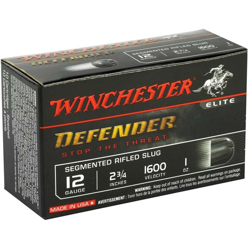 chester PDX1 12 Gauge 2 3/4 1oz. Segmenting Slug Box Of 10 Ammo