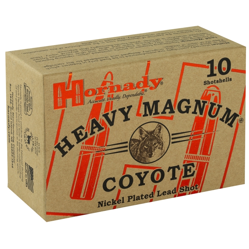 nady Heavy Magnum Coyote 12 Gauge 3 00 Buckshot Nickel Plated Box Of 10 Ammo