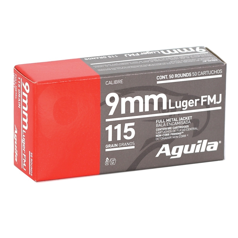 ila 9mm Luger 115 Grain Full Metal Jacket Box Of 50 Ammo