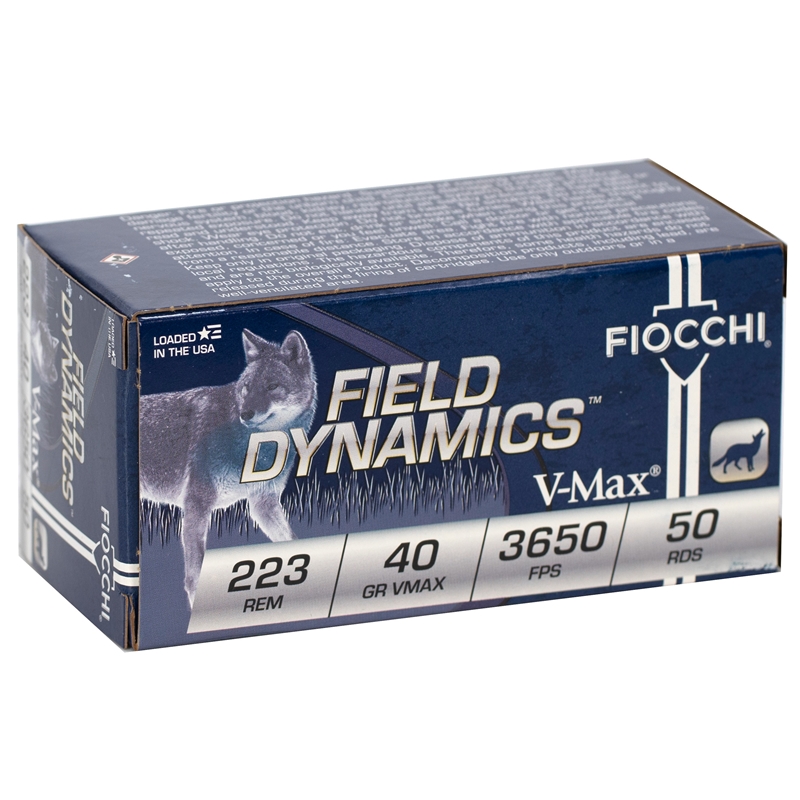 cchi Field Dynamics 223 Remington 40 Grain Hornady V-Max Box Of 50 Ammo