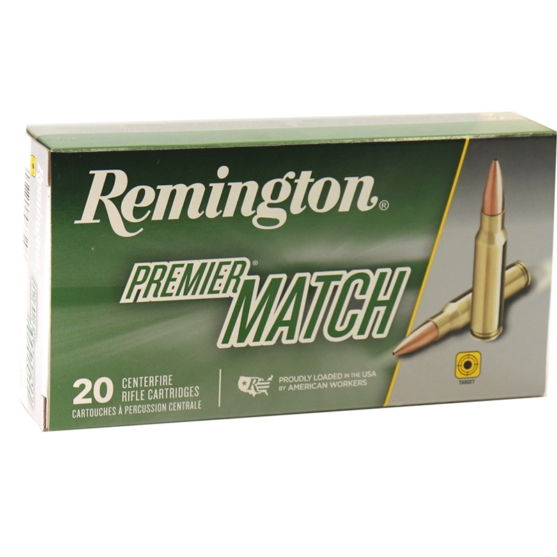 ington Premier Match 308 Winchester 168 Grain Sierra MatchKing Boat Tail Hollow Point Box Of 20 Ammo