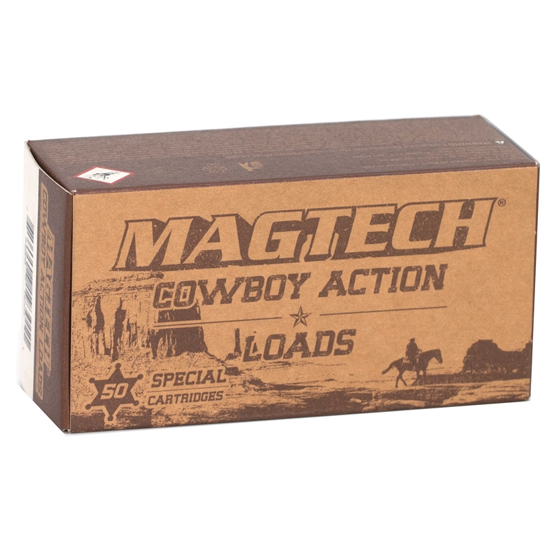 tech Cowboy Action 38 Special 125 Grain Lead Flat Nose Box Of 50 Ammo