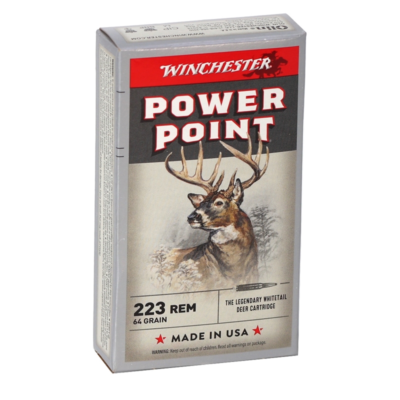 chester Super-X 223 Remington 64 Grain Pointed Soft Point Box Of 20 Ammo