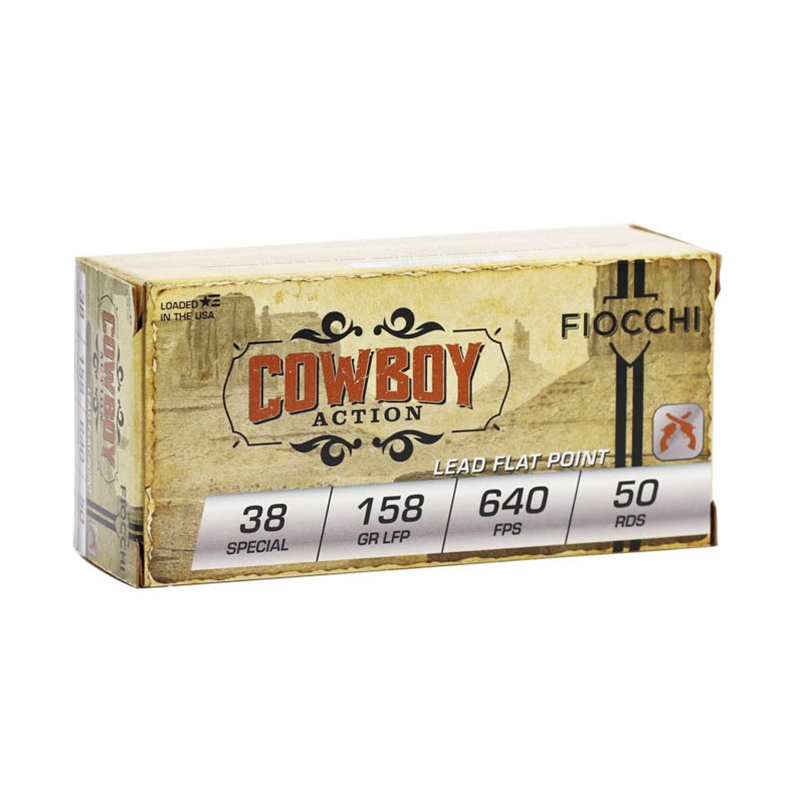 cchi Cowboy Action 38 Special 158 Grain Lead Flat Point Box Of 50 Ammo