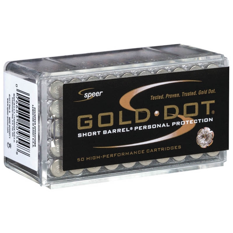 er Gold Dot Short Barrel 22 WMR 40 Grain Jacketed Hollow Point Box Of 50 Ammo