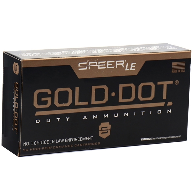 er Gold Dot LE Duty 45 GAP 200 Grain Gold Dot Hollow Point Box Of 50 Ammo