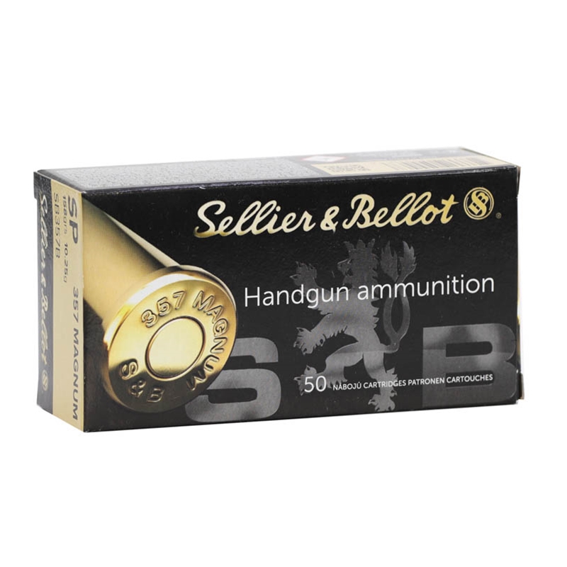 lier & Bellot 357 Magnum 158 Grain Soft Point Box Of 50 Ammo