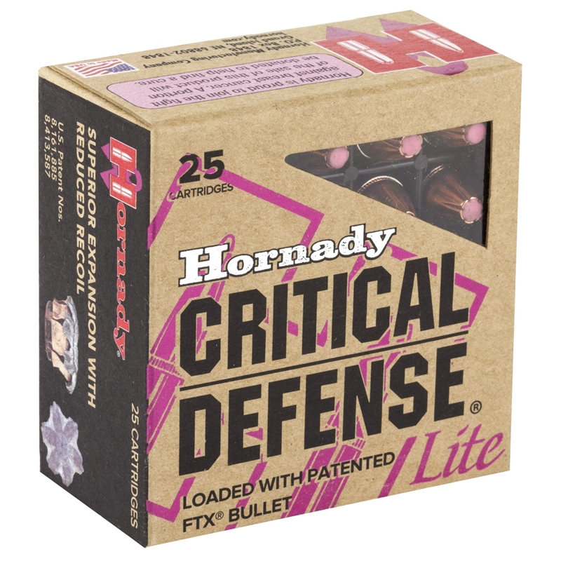 nady Critical Defense Lite 9mm Luger 100 Grain Flex Tip Expanding Box Of 25 Ammo