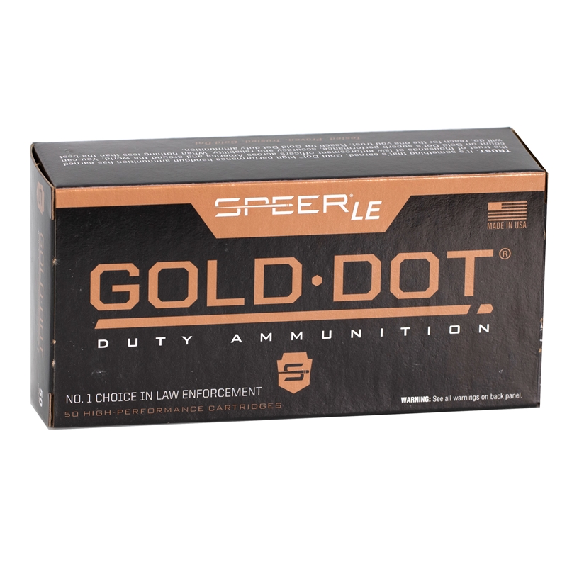 er Gold Dot LE Duty 38 Special 125 Grain Jacketed Hollow Point Box Of 50 Ammo