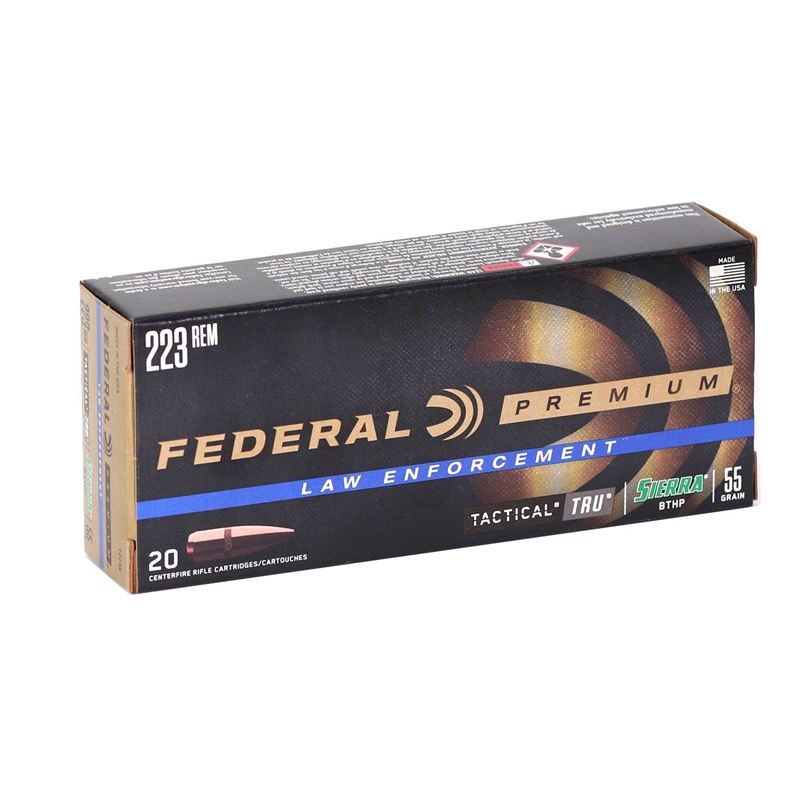 eral Tactical TRU 223 Remington 55 Grain Sierra GameKing Hollow Point Box Of 20 Ammo