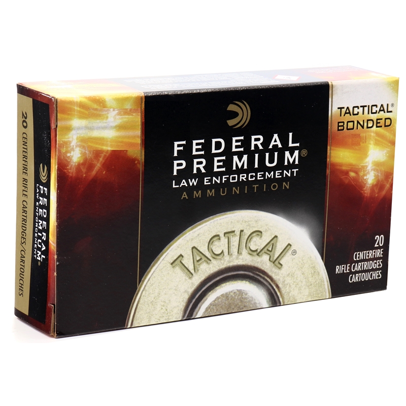 eral Law Enforcement Tactical 308 Winchester 165 Grain Bonded Jacketed Soft Point Box Of 20 Ammo