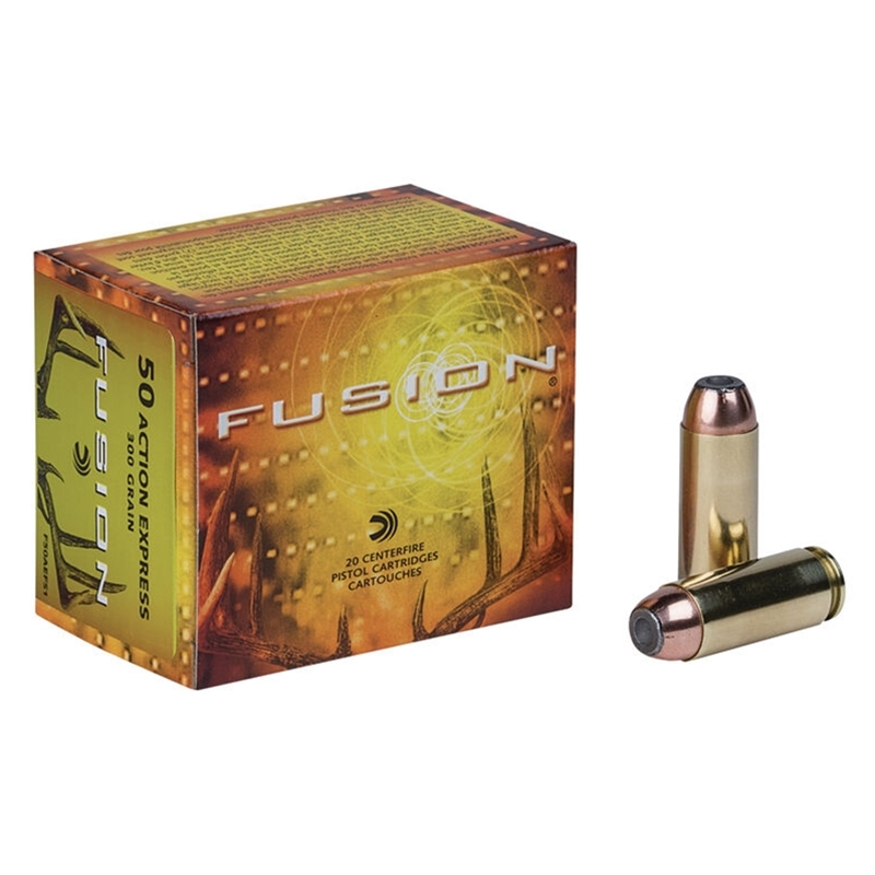 eral Fusion 50 AE 300 Grain Jacketed Hollow Point Box Of 20 Ammo