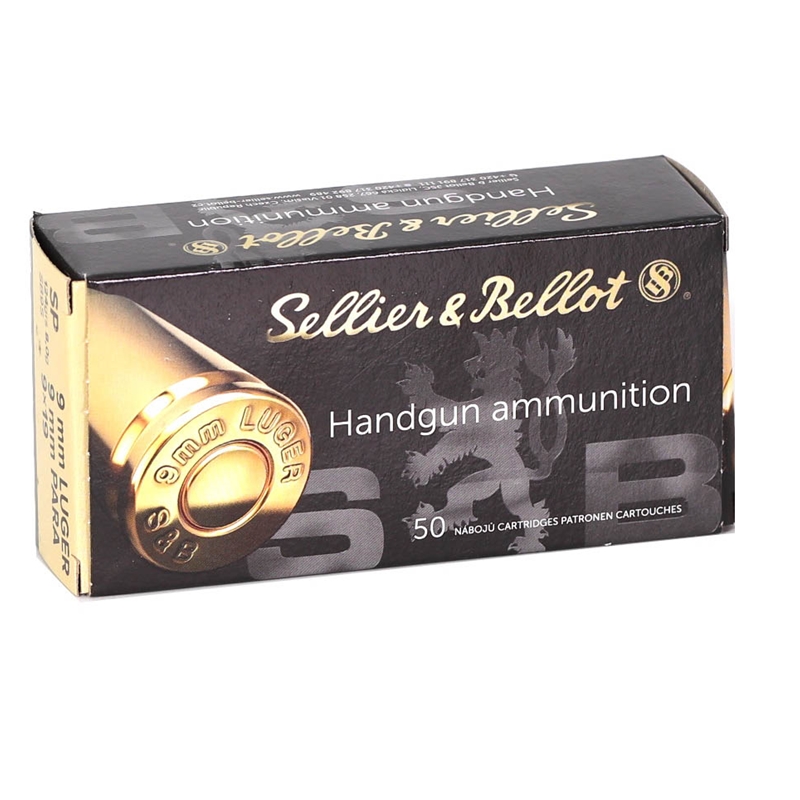 lier & Bellot 9mm Luger 124 Grain Soft Point Box Of 50 Ammo