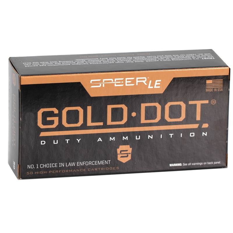 er Gold Dot LE Duty 357 Magnum 158 Grain Jacketed Hollow Point Box Of 50 Ammo