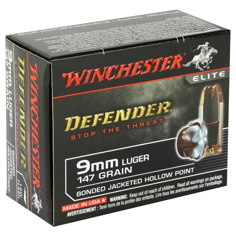 Winchester PDX1 9mm Luger 147 Grain Bonded Jacketed Hollow Point