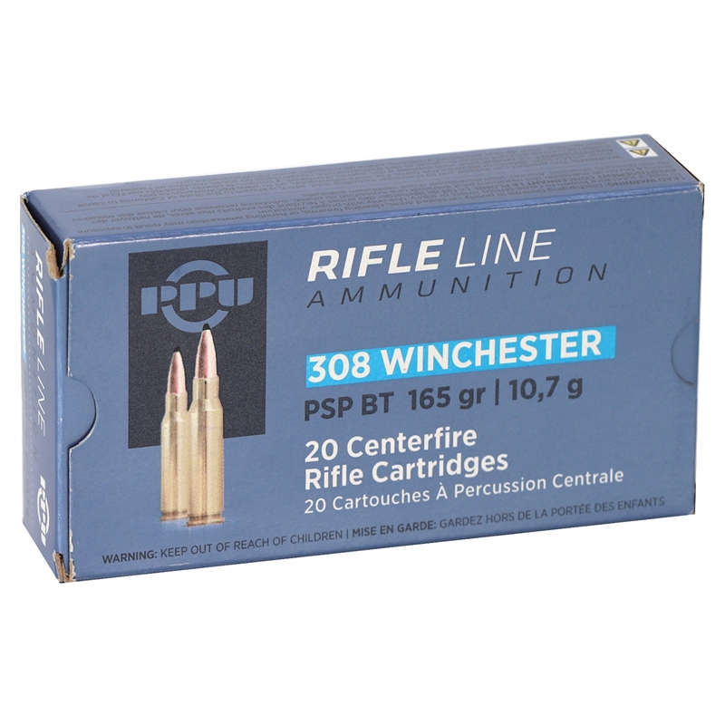 i Partizan 308 Winchester 165 Grain Pointed Soft Point Boat Tail Box Of 20 Ammo