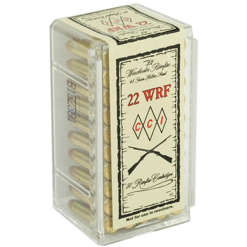  22 WRF 45 Grain Jacketed Hollow Point Box Of 50 Ammo