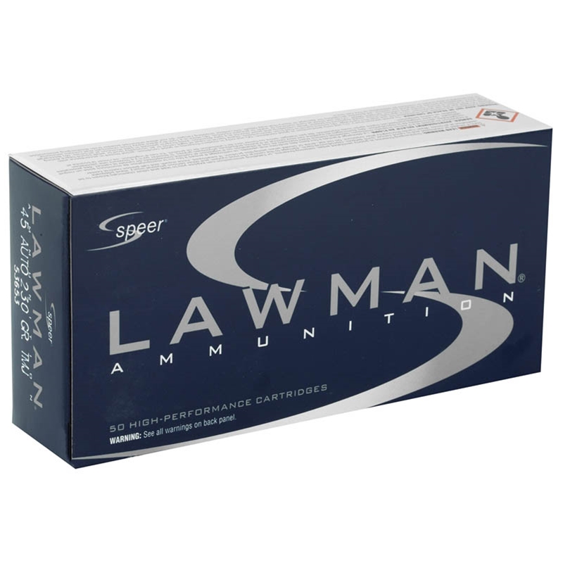 er Lawman 45 ACP AUTO 230 Grain Total Metal Jacket Box Of 50 Ammo